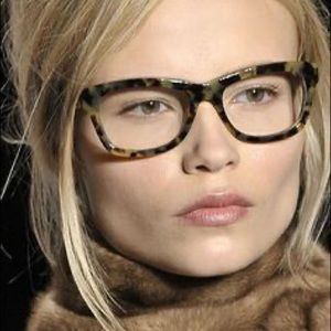 💛🖤💛 LINDA FARROW Phillip Lim tortoiseshell Tortoise rectangular optical frame